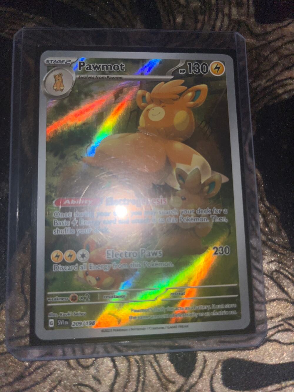Pawmot (209/198) from the Scarlet & Violet Base Set